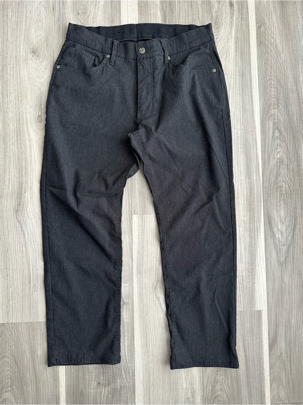 3 for $20 ✨ Urban Star Ultra Stretch Mens charcoal Straight-Leg Pants